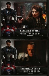 2r277 CAPTAIN AMERICA: THE FIRST AVENGER 6 French LCs '11 Hugo Weaving, Chris Evans in title role!