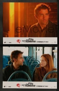 2r322 CHILDREN OF MEN 5 French LCs '06 images of Clive Owen, Julianne Moore, Michael Caine!