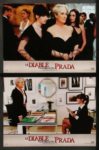 2r282 DEVIL WEARS PRADA 6 French LCs '06 images of Meryl Streep & Anne Hathaway, fashion comedy!