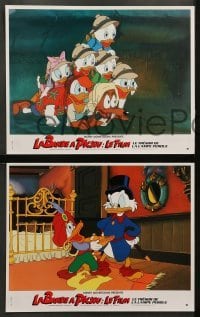 2r208 DUCKTALES: THE MOVIE 8 French LCs '91 Walt Disney, Scrooge McDuck, Huey, Duey, & Louie!