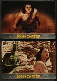 2r302 JOHN CARTER 6 French LCs '12 cool images of Taylor Kitsch & Martian, Burroughs!