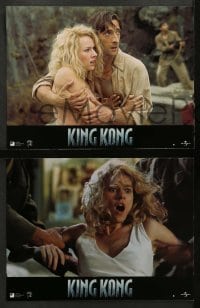 2r158 KING KONG 12 French LCs '05 Peter Jackson directed, sexy Naomi Watts, Brody, giant ape!