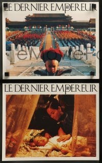 2r161 LAST EMPEROR 12 French LCs '87 Bernardo Bertolucci epic, Peter O'Toole, Joan Chen, Lone!