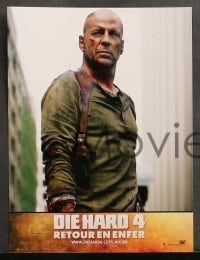 2r304 LIVE FREE OR DIE HARD 6 French LCs '07 Timothy Olyphant, great images of Bruce Willis!
