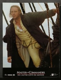 2r225 MASTER & COMMANDER 8 French LCs '03 Russell Crowe, Paul Bettany, directed by Peter Weir!