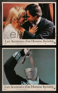 2r335 MEMOIRS OF AN INVISIBLE MAN 4 French LCs '92 different images of Chevy Chase & Daryl Hannah!