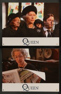 2r235 QUEEN 8 French LCs '06 cool close-up portrait of Helen Mirren in title role!