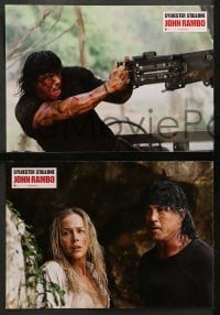 2r236 RAMBO 8 French LCs '08 Julie Benz, wildman Sylvester Stallone in title role!