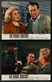 2r168 RUSSIANS ARE COMING 12 French LCs '66 directed by Norman Jewison, Russians vs Americans!