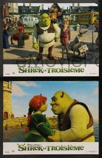 2r244 SHREK THE THIRD 8 French LCs '07 cool different images of top characters!