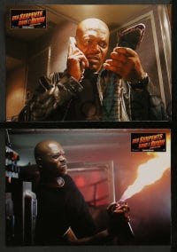 2r245 SNAKES ON A PLANE 8 French LCs '06 Samuel L. Jackson, Julianna Margulies, campy thriller!