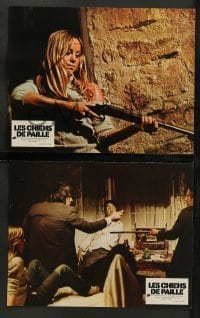 2r186 STRAW DOGS 9 style A French LCs '72 Dustin Hoffman, Susan George, directed by Sam Peckinpah!