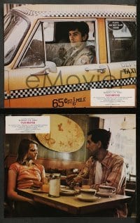 2r252 TAXI DRIVER 8 French LCs R80s Robert De Niro as Travis Bickle, Jodie Foster, Harvey Keitel!