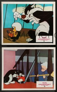 2r317 TITI GROSMINET ET LEURS AMIS 6 French LCs '70s Sylvester & Tweetybird animation!