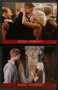 2r256 WATER FOR ELEPHANTS 8 French LCs '11 Reese Witherspoon, Robert Pattinson, Christoph Waltz!