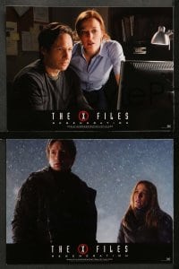 2r259 X-FILES: I WANT TO BELIEVE 8 French LCs '08 David Duchovny, Gillian Anderson!