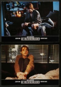 2r104 DEAD RINGERS 12 German LCs '89 Jeremy Irons & Genevieve Bujold, directed by David Cronenberg!