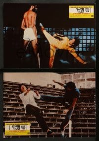 2r091 GAME OF DEATH 24 German LCs '79 Bruce Lee, Kareem Abdul Jabbar, cool different images!
