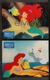 2r099 LITTLE MERMAID 16 German LCs '92 images of Ariel & cast, Disney underwater cartoon!