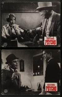 2r138 PSYCHO 3 German LCs R80s different images of Anthony Perkins, Alfred Hitchcock