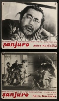 2r133 SANJURO 4 German LCs '62 Akira Kurosawa's Tsubaki Sanjuro, Samurai Toshiro Mifune!