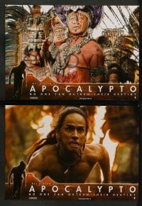 2r047 APOCALYPTO 8 Swiss LCs '07 directed by Mel Gibson, Rudy Youngblood!