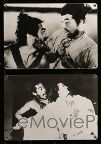 2r045 RASHOMON 9 Swiss LCs '80s Akira Kurosawa Japanese classic starring Toshiro Mifune!