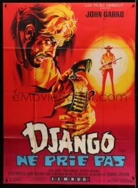 2s674 COWARDS DON'T PAY French 1p '69 Garko, great spaghetti western art by Constantine Belinsky!