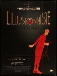 2s775 ILLUSIONIST French 1p '10 cool magician cartoon with a screenplay by Jacques Tati!