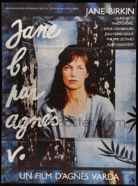 2s784 JANE B. FOR AGNES V. French 1p '88 Jane Birkin biography, directed by Agnes Varda!