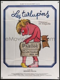 2s807 LES TURLUPINS French 1p '80 teen romance in WWII France, sexy cartoon art by Bourduge!