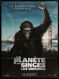 2s902 RISE OF THE PLANET OF THE APES teaser French 1p '11 prequel to the 1968 sci-fi classic!