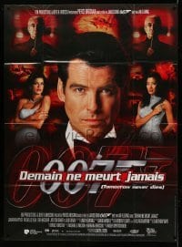 2s971 TOMORROW NEVER DIES French 1p '97 Pierce Brosnan as Bond, Michelle Yeoh, sexy Teri Hatcher!