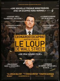 2s995 WOLF OF WALL STREET French 1p '13 Martin Scorsese directed, Leonardo DiCaprio!