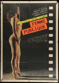 2s381 PUBLIC WOMAN Italian 1p R80s Andrezj Zulawski's La Femme Publique, sexy naked Valerie Kaprisky