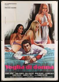 2s275 VOGLIA DI DONNA Italian 2p '78 Mario Pivano art of sexy Laura Gemser & 2 other naked girls!