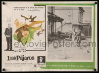 2s458 BIRDS Mexican LC '63 Tippi Hedren & Rod Taylor fleeing, directed by Alfred Hitchcock!