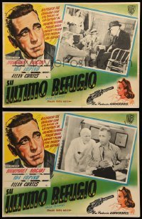 2s581 HIGH SIERRA 2 Mexican LCs R40s Humphrey Bogart as Mad Dog Earle, Raoul Walsh noir classic!