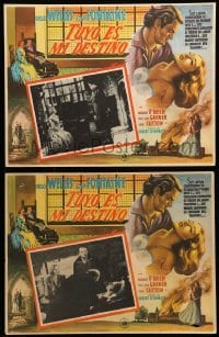 2s564 JANE EYRE 5 Mexican LCs R50s Orson Welles as Edward Rochester, Joan Fontaine as Jane!