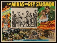2s498 KING SOLOMON'S MINES Mexican LC R70s Deborah Kerr & Stewart Granger with African natives!
