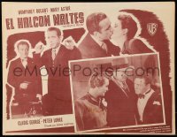 2s504 MALTESE FALCON Mexican LC R50s Barton MacLane between Mary Astor & wounded Peter Lorre!