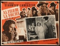 2s532 SORRY WRONG NUMBER Mexican LC '48 Burt Lancaster & Barbara Stanwyck standing by mirror!