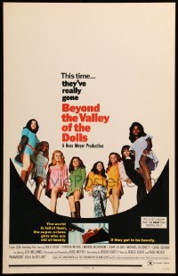 2s026 BEYOND THE VALLEY OF THE DOLLS WC '70 Russ Meyer's girls who are old at twenty!