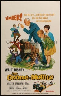 2s080 GNOME-MOBILE WC '67 Walt Disney fantasy, art of Walter Brennan & lots of little people!