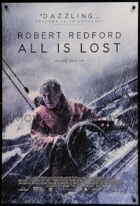 2t081 ALL IS LOST advance DS 1sh '13 Robert Redford in lone sailing adventure!