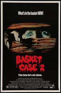 2t122 BASKET CASE 2 1sh '90 Frank Henenlotter horror comedy sequel, this time he's not alone!