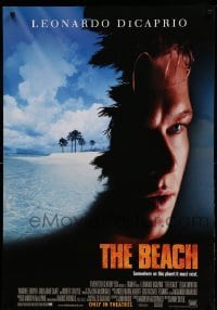 2t147 BEACH style C int'l DS 1sh '00 directed by Danny Boyle, DiCaprio stranded on island paradise!