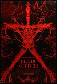2t172 BLAIR WITCH advance DS 1sh '16 there is something evil hiding in The Woods, creepy image!