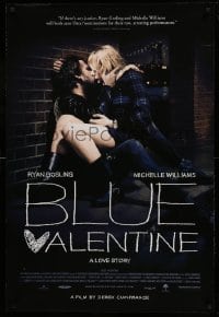 2t179 BLUE VALENTINE 1sh '10 Michelle Williams, Ryan Gosling, a love story!