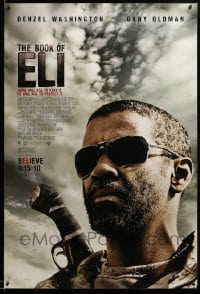 2t181 BOOK OF ELI advance DS 1sh '10 cool image of Denzel Washington in the title role!